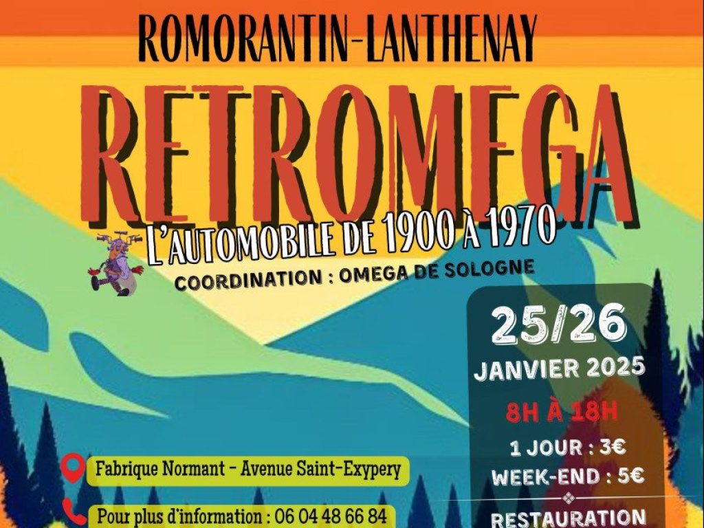 RETROMEGA 2025 affiche